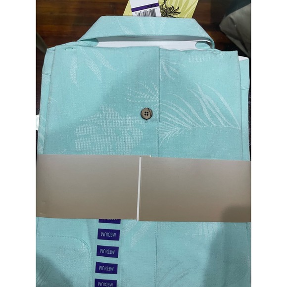 NWT Mens medium Joe Marlin button down shirt baby blue - Picture 2 of 2